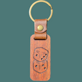 Sassy wood keychain
